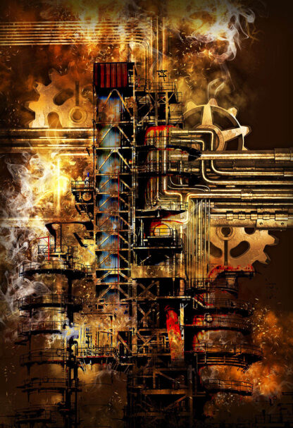 Montage concept industriel vertical - Sélection d'images stock de qualité à prix budget.