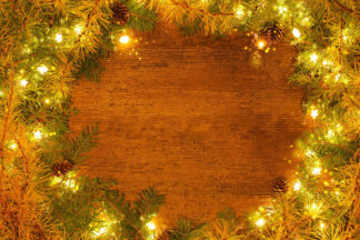 Cadre de lumières de Noël doré - Sélection d'images stock de qualité à prix budget.